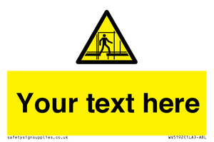 Custom Scaffold Incomplete Sign